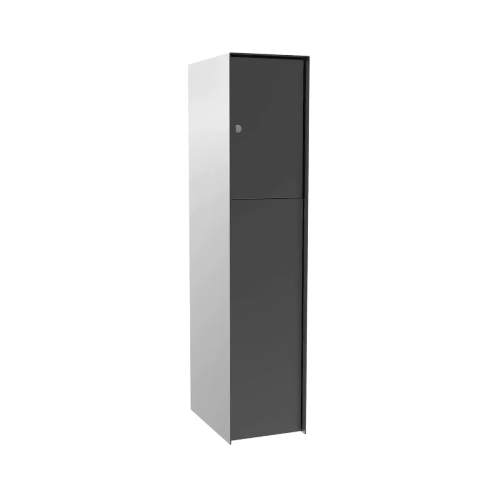 eSafe Fenix Front Pakketbrievenbus Grijs aluminiumkleurig RAL 9007