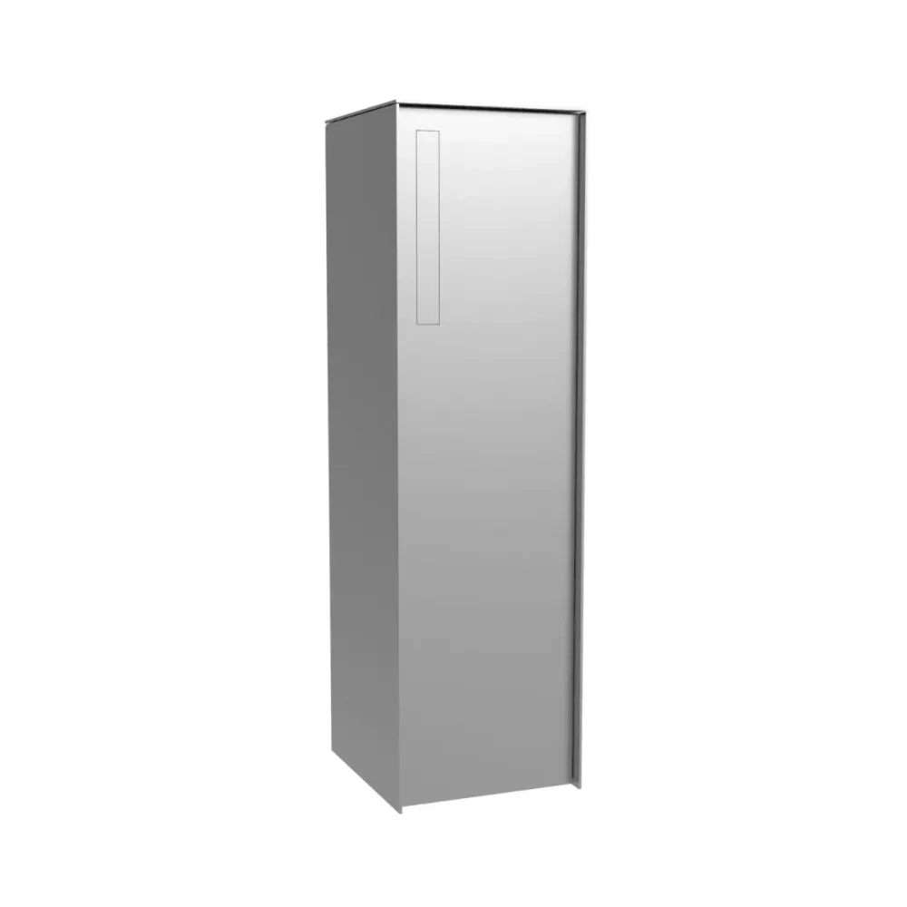 eSafe Fenix Top Breed Pakketbrievenbus Blank aluminiumkleurig RAL 9006