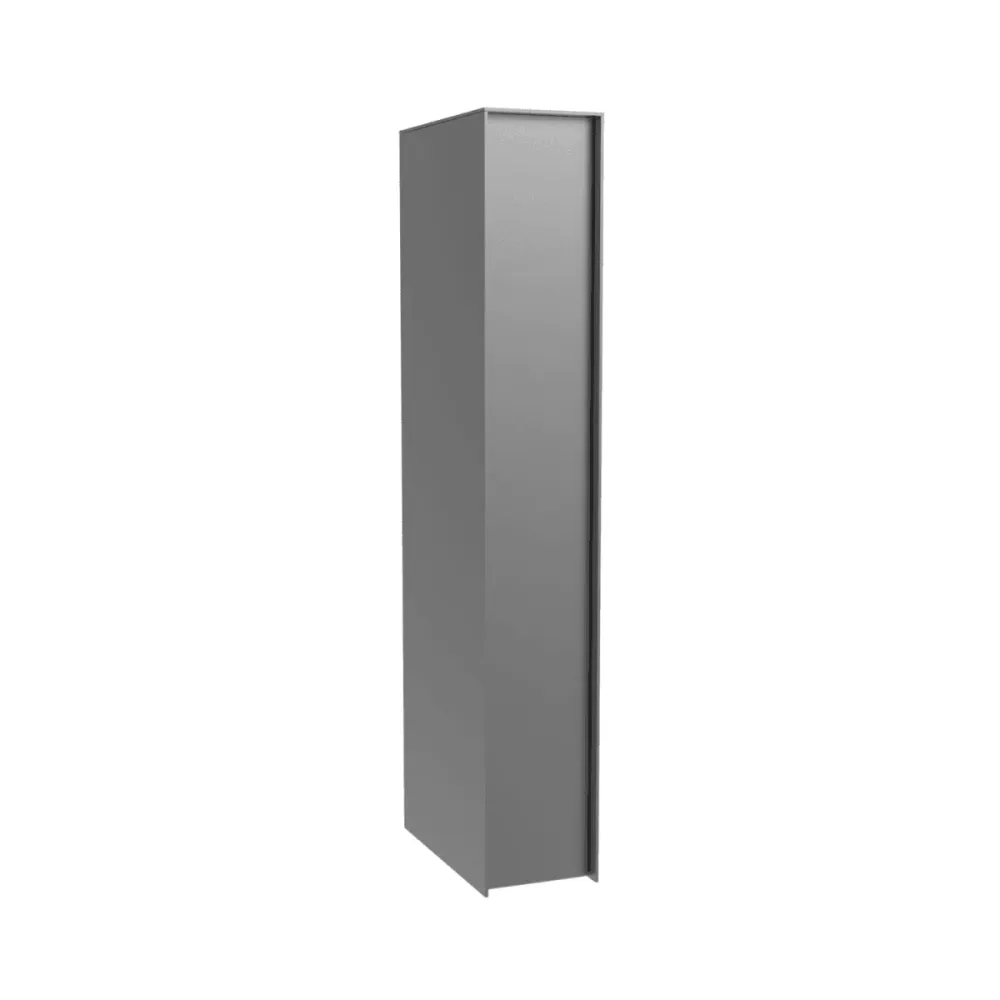 eSafe Fenix Top Medium Pakketbrievenbus Blank aluminiumkleurig RAL 9006