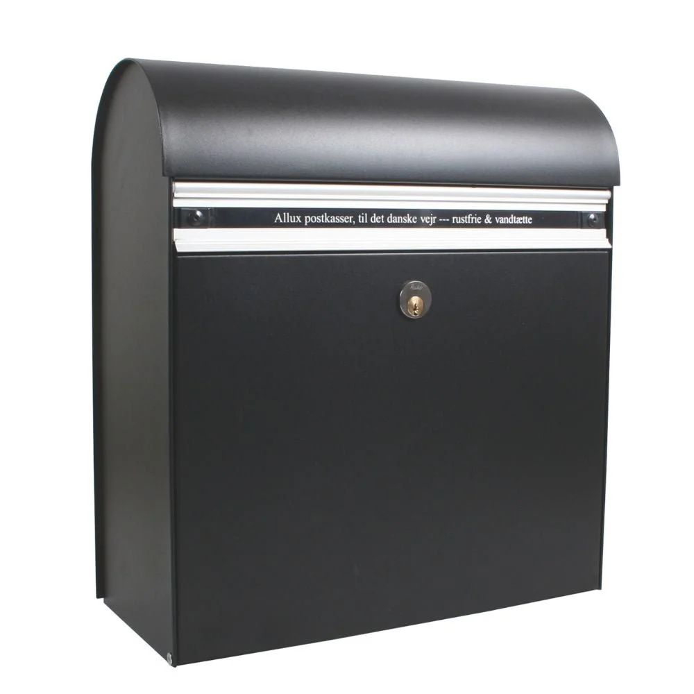 Allux KS200 Brievenbus Zwart (Model Horizon)