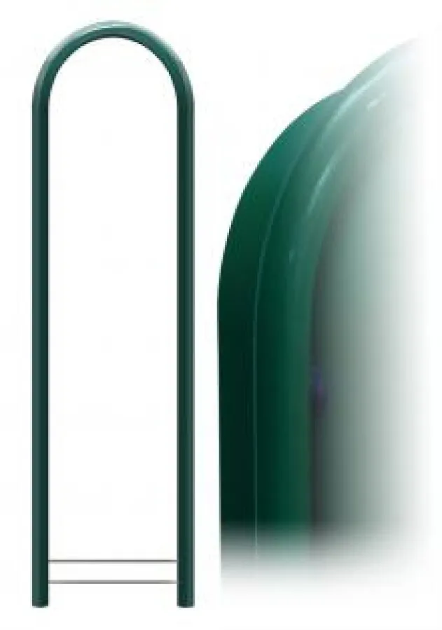 Bobi Round statief - groen RAL6005 met Veiligheidsslot
