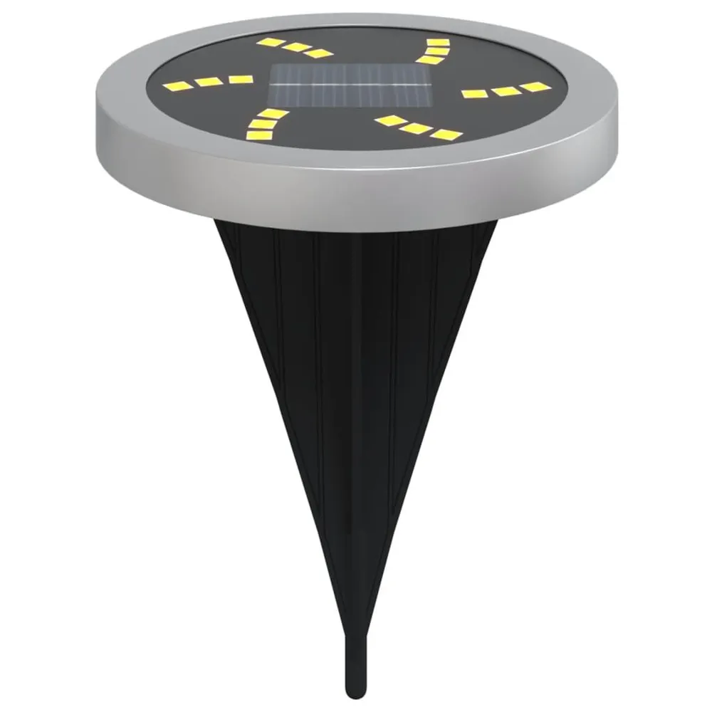 Grondlampen 4 st solar met grondpennen warmwit