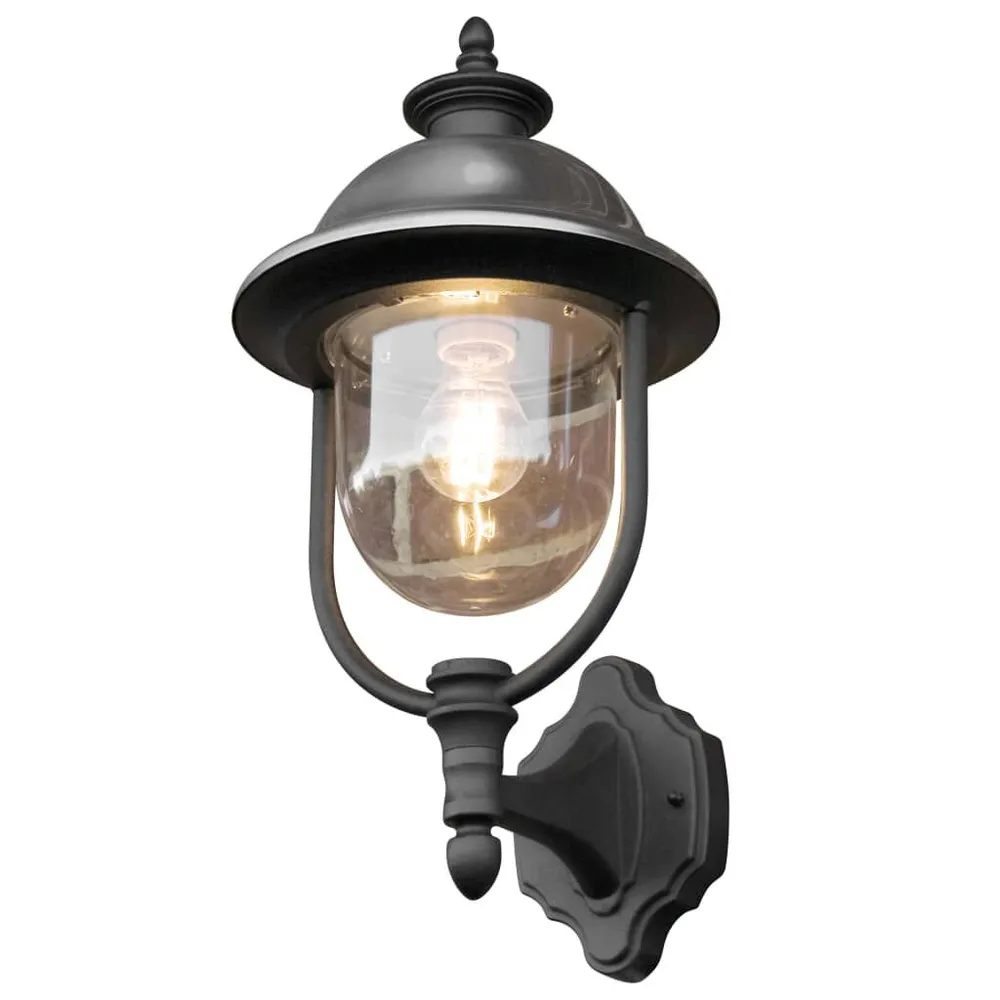 KONSTSMIDE Wandlamp Parma boven geborsteld roestvrij staal