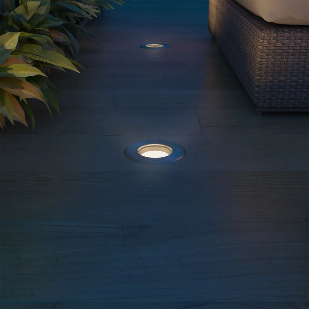 LED-Grondspots buiten 3 stuks rond