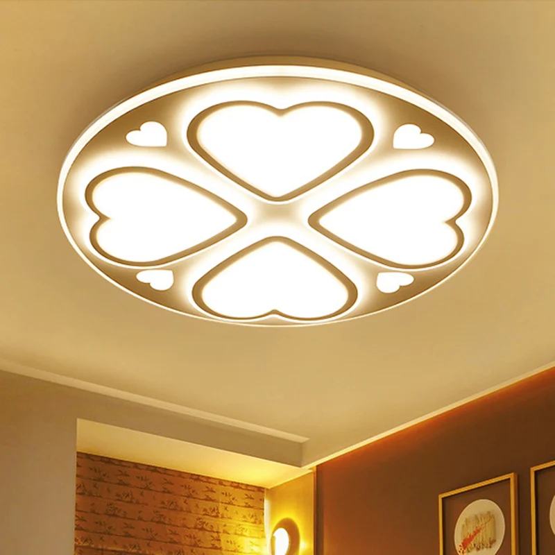 Acryl hartbloemblaadje plafondlamp Strak stijlvol inbouwlicht witte afwerking voor badkamer