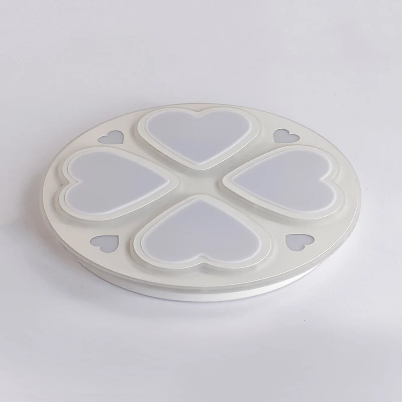 Acryl hartbloemblaadje plafondlamp Strak stijlvol inbouwlicht witte afwerking voor badkamer