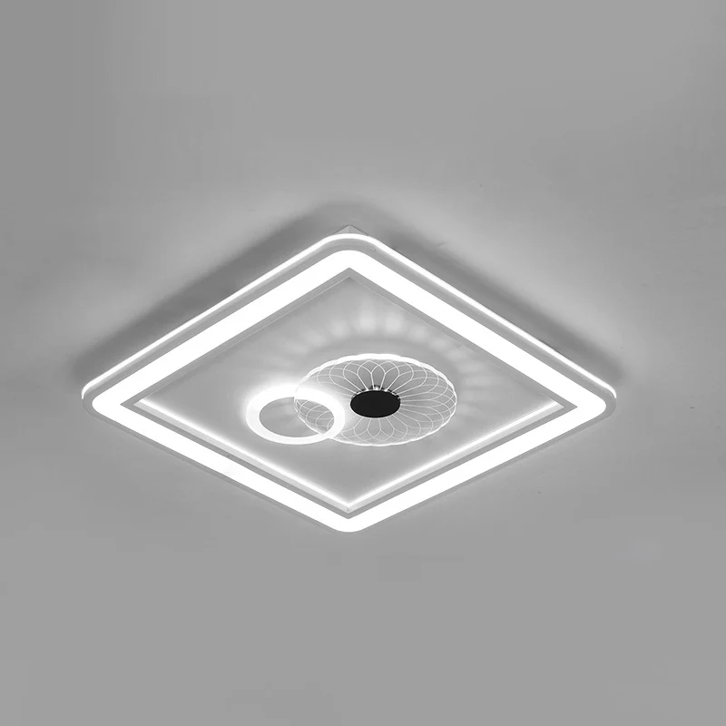 Acryl vierkante plafondverzonken modernistische LED-inbouwverlichting wit voor slaapkamer - Incl. Garantie