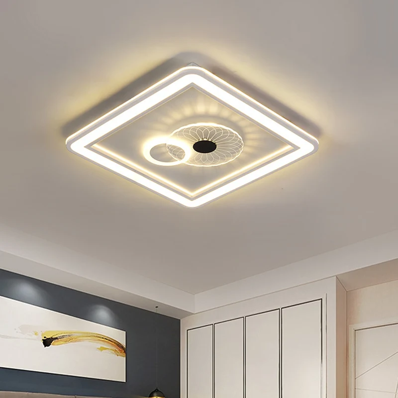 Acryl vierkante plafondverzonken modernistische LED-inbouwverlichting wit voor slaapkamer - Incl. Garantie
