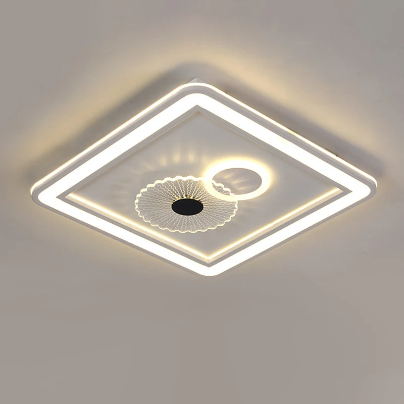 Acryl vierkante plafondverzonken modernistische LED-inbouwverlichting wit voor slaapkamer - Incl. Garantie