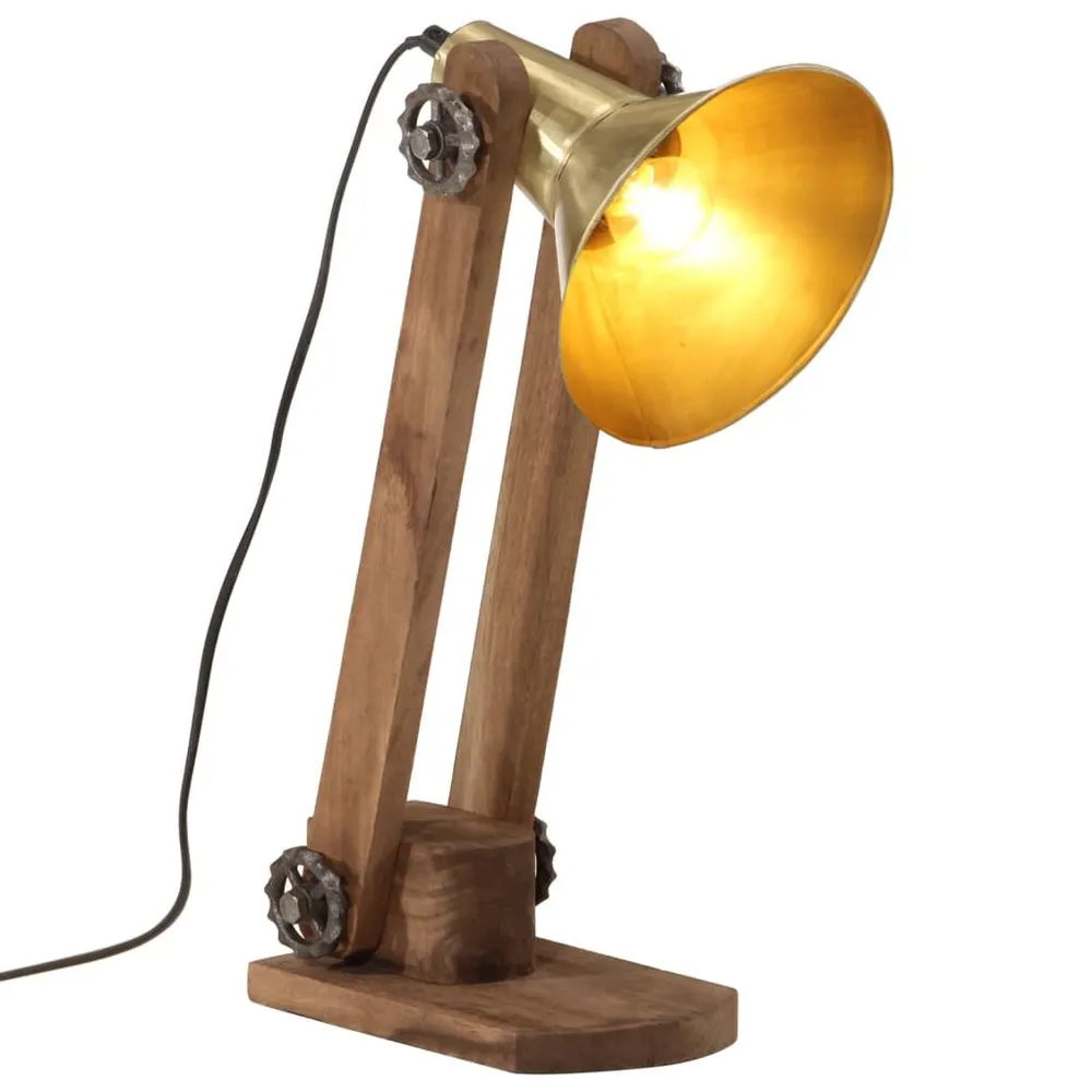 Bureaulamp 25 W E27 23x13x52 cm antiek messing | Snel Leverbaar