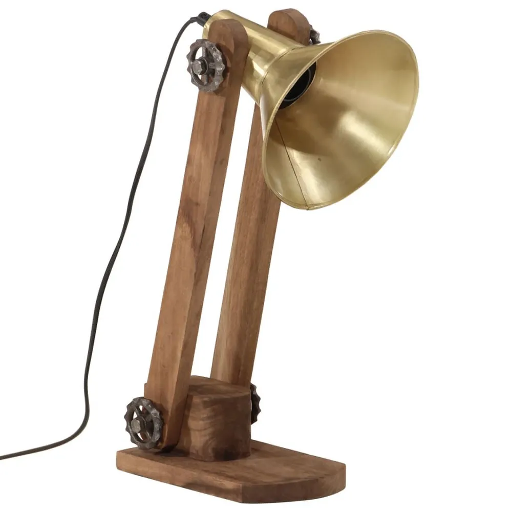 Bureaulamp 25 W E27 23x13x52 cm antiek messing | Snel Leverbaar