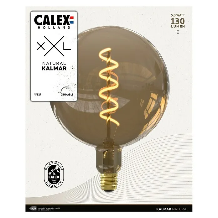 Energiezuinige LED Calex Ledlichtbron XXL Kalmar Natura - 5 W, Levensduur: 15.000 u