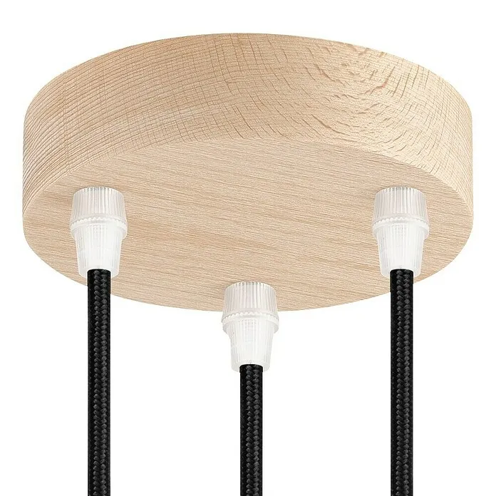 Home Sweet Home Plafondhouder voor lamp - 3 voudig, Hout, 12 cm - Incl. Garantie