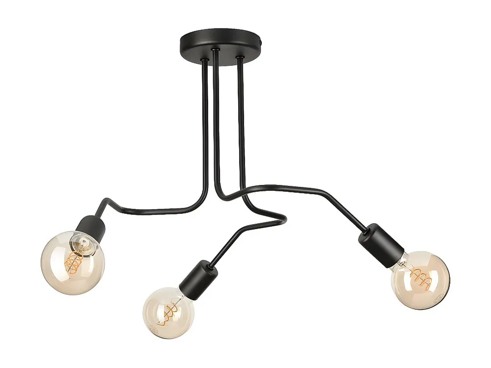 Suspension Damiano, Noir, 40x55x55 cm, EPIKASA - Incl. Garantie