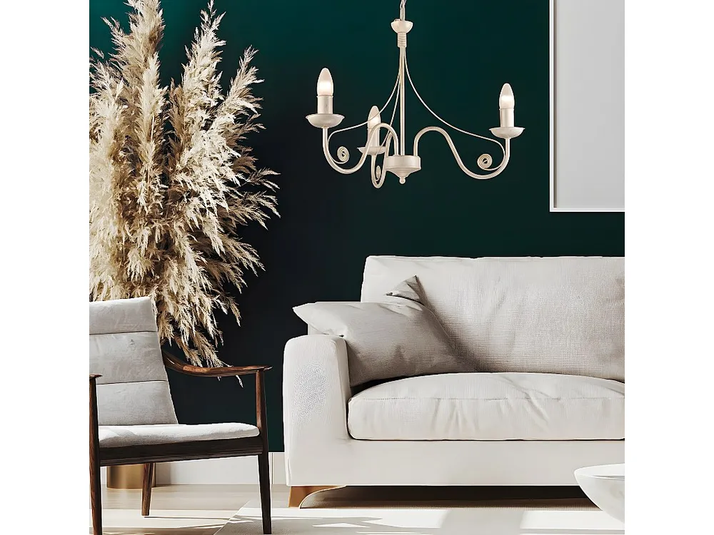 Suspension Donato, Blanc, 45x45x75 cm, EPIKASA | Snel Leverbaar