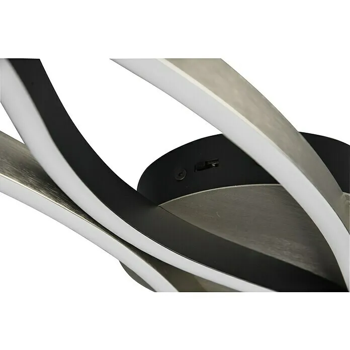 Trio Lighting Blaze Led-plafondlamp - 35 W, l x b x h: 18 x 107,5 x 7 cm, Aluminium geborsteld, Meerkleurig