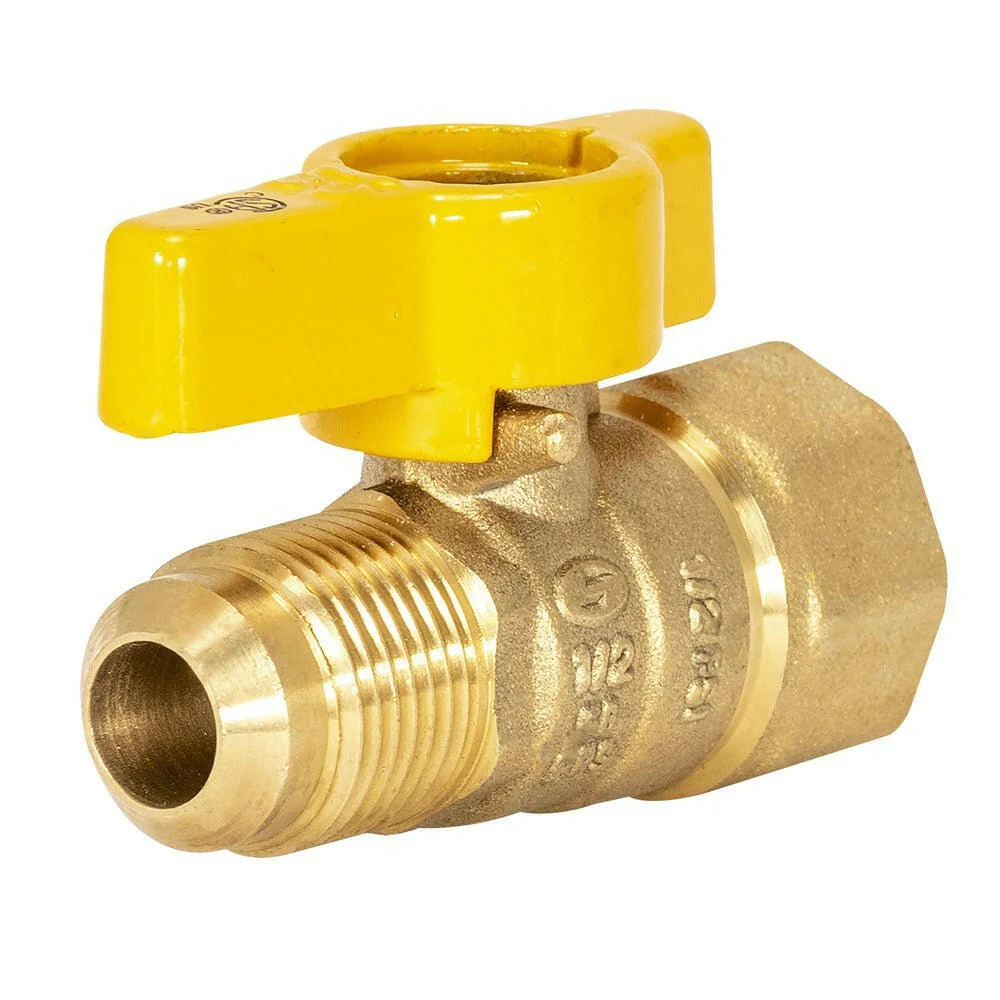 Brandwerend Eastman 1/2″ Flare x 1/2″ FIP Gas Straight Ball Valve