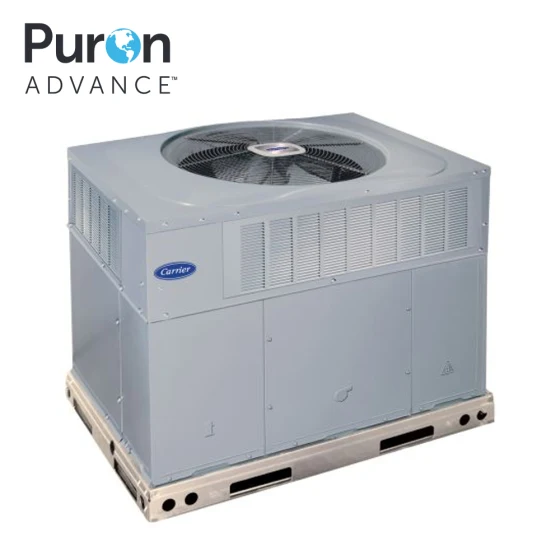 Carrier Comfort™ 5 Ton R454B, Package RTU Gas Heat/Elec Cool, Enkel Stage, 115k BTU, Low NOx, 208/3