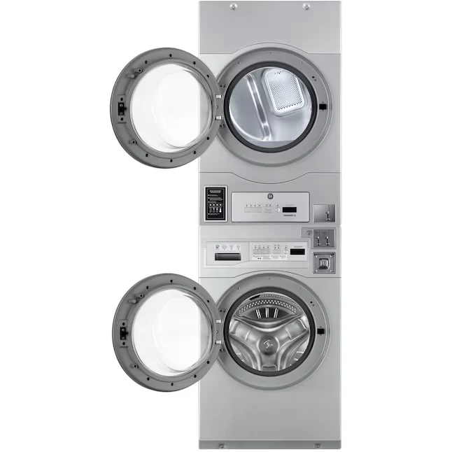 Crossover Gas Stacked Laundry Center ( Stainless Rvs ) met CE-Keurmerk