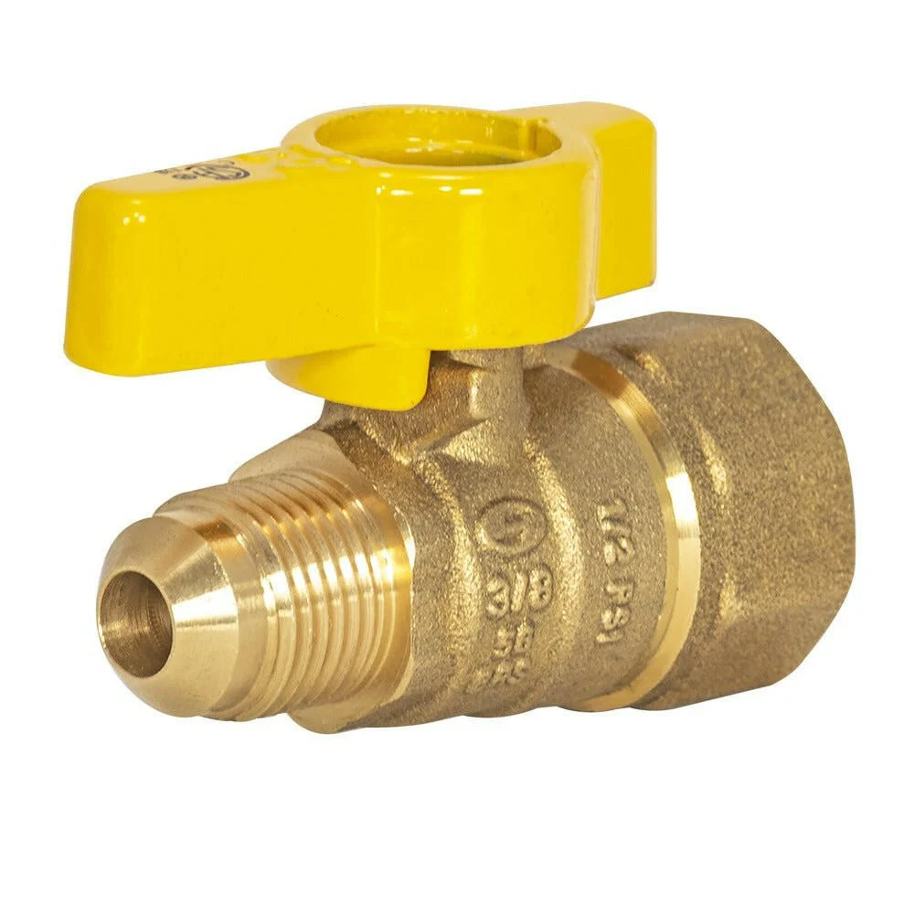 Eastman 3/8″ Flare x 1/2″ FIP Gas Straight Ball Valve met CE-Keurmerk