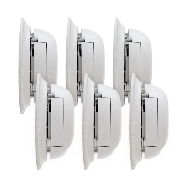First Alert Brk 6-Pack Hardwired Combination Smoke and Koolstof Monoxide Detector