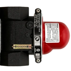 Pacific Seismic Products VB-312 Series 1-1/4" 60PSI Vertical Bottom Inlet Threaded High Pressure Earthquake Gas Shut-Off V...