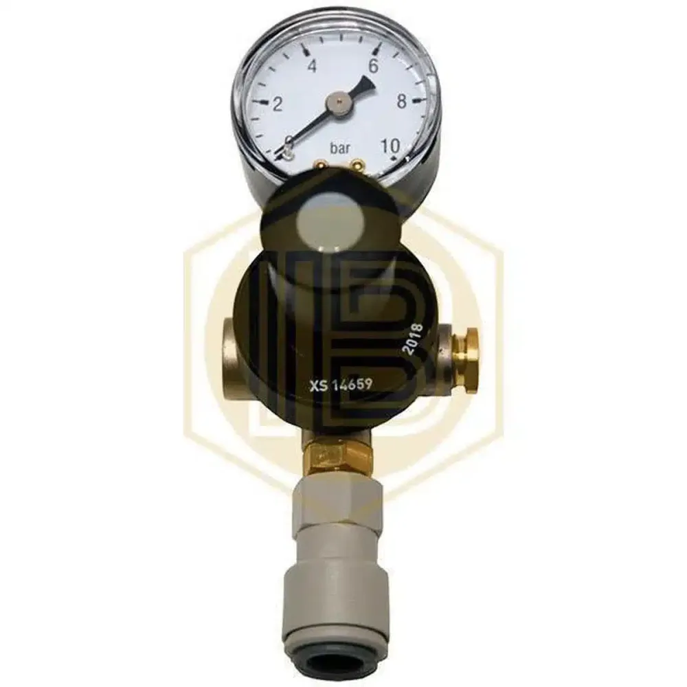 Pressure regulator and 600g CO2 gas cylinder met CE-Keurmerk