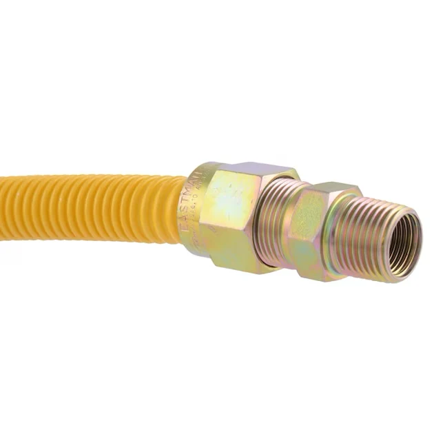 Professionele Kwaliteit Eastman 48- 1/2- Mip Inlet x 1/2- Mip Outlet Stainless Staal Gas Connector