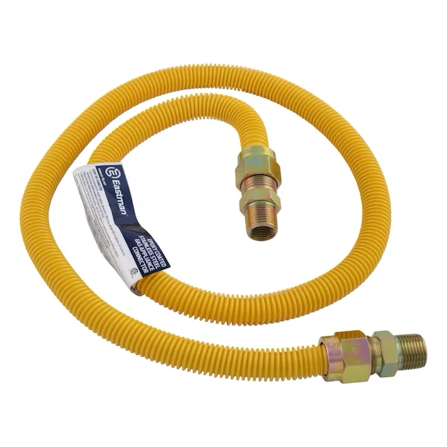 Professionele Kwaliteit Eastman 48- 1/2- Mip Inlet x 1/2- Mip Outlet Stainless Staal Gas Connector