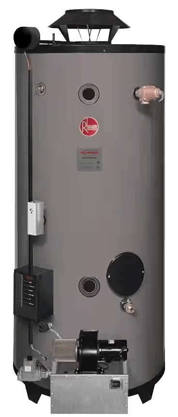 RHEEM GNU100-270A 100 Gallon 270000 BTU Ultra Low NOx ASME Commercial Gas Water Heater