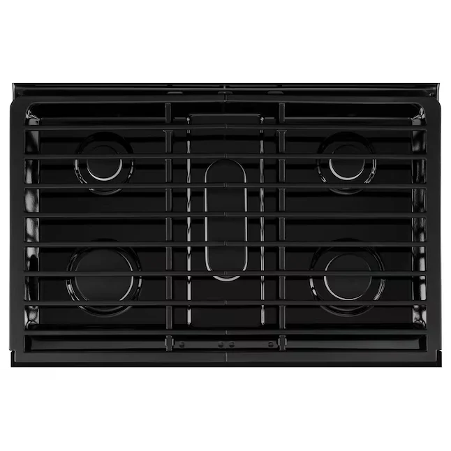Whirlpool 30- 5 Burners 3.9-cu ft / 2.1-cu ft Self-cleaning Convection Oven Freestanding Natural Gas Double Oven Gas Range...