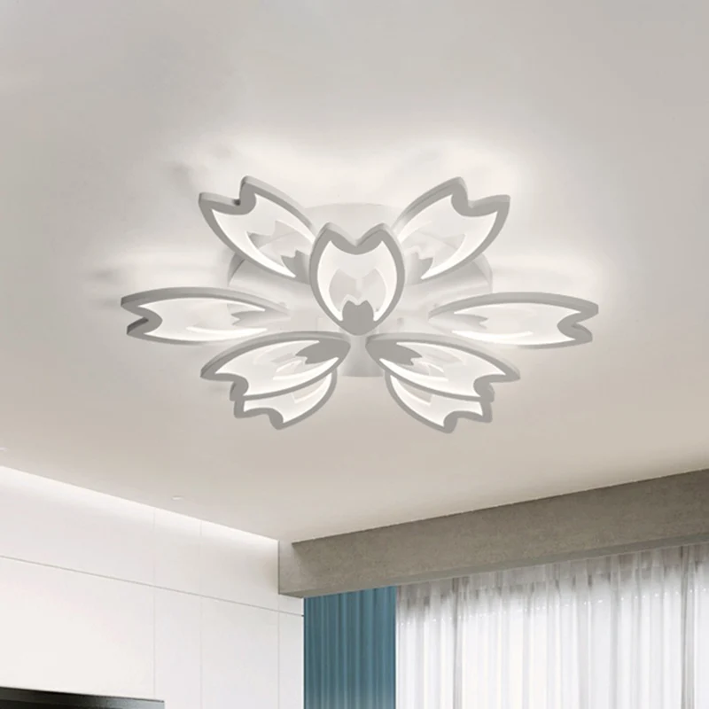 Acrylknoppen LED-inbouwlamp Hedendaags 3/5/9-koppig Woonkamerplafond Inbouwlamp warm/wit/natuurlijk zacht