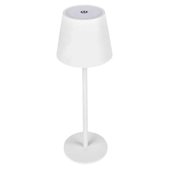 Starlux Accu-tafellamp Paola - 3 W, l x b x h: 11 x 11 x 36 cm, Wit, Knus wit