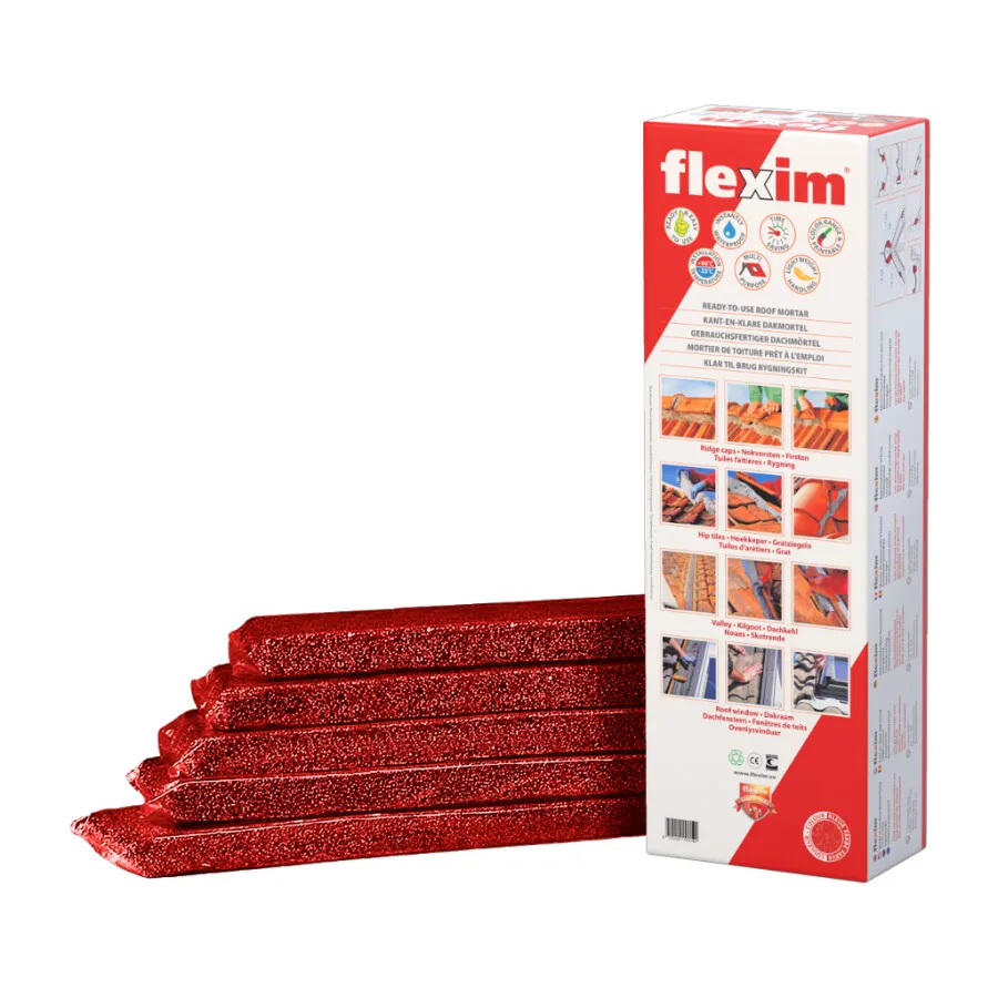 Flexim dakmortel - winzigverpakking - rood