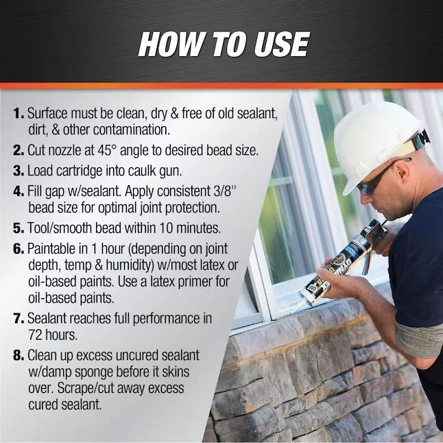 DAP Dynaflex Ultra 10.1-oz Brown Paintable Elastiek Caulk