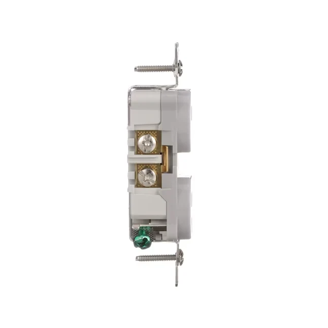 Eaton Arrow Hart 15-Amp 125-volt Tamper Resistant Weather Resistant Residential/Commercial Duplex Outlet, Grijs
