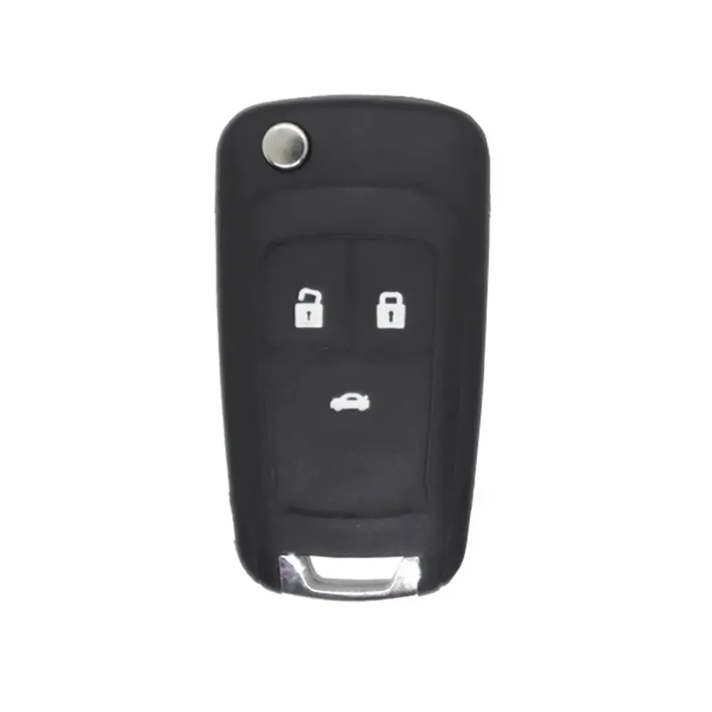 Folding Remote Control Housings Chevrolet 3 Button - Hu100 Profile