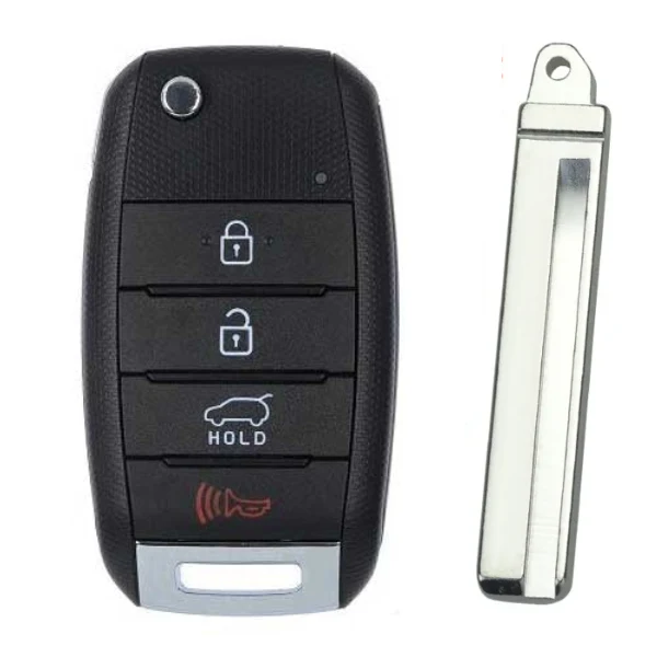 Professionele 4-Button Folding Remote Control Housing Kia/Hyundai - Profile Hyn20