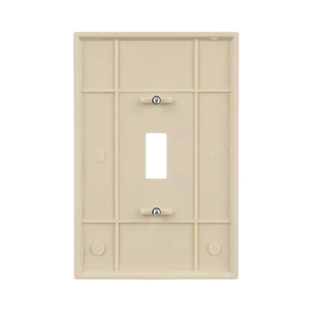 Eaton 1-Gang Jumbo Size Ivory Van kunststof Indoor Toggle Wall Plate