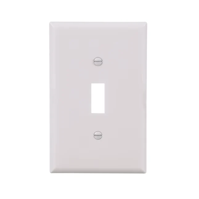 Single Gang Toggle Switch Wall Face Plate – (Standard, Ivoor