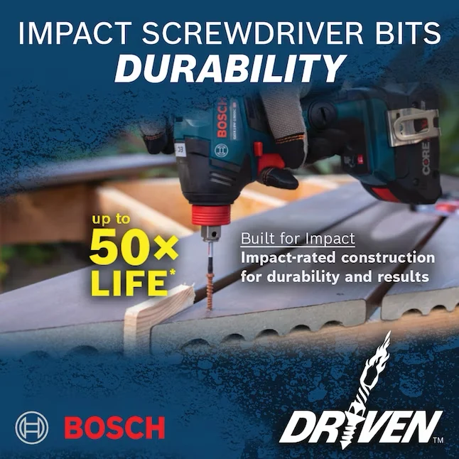 Bosch Driven Screwdriver Bit Set (40-Piece)