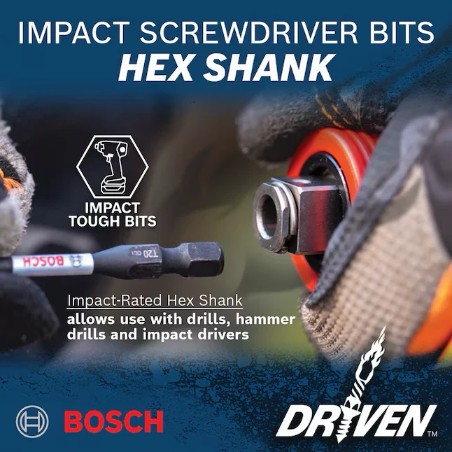 Bosch Driven Screwdriver Bit Set (40-Piece)