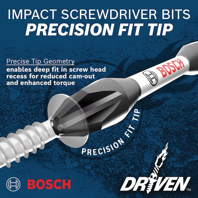 Bosch Driven Screwdriver Bit Set (40-Piece)