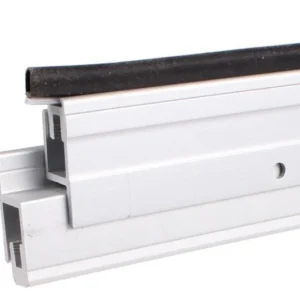 Brushed Nickel 2-Piece Lichtmetaal Security Astragal Set
