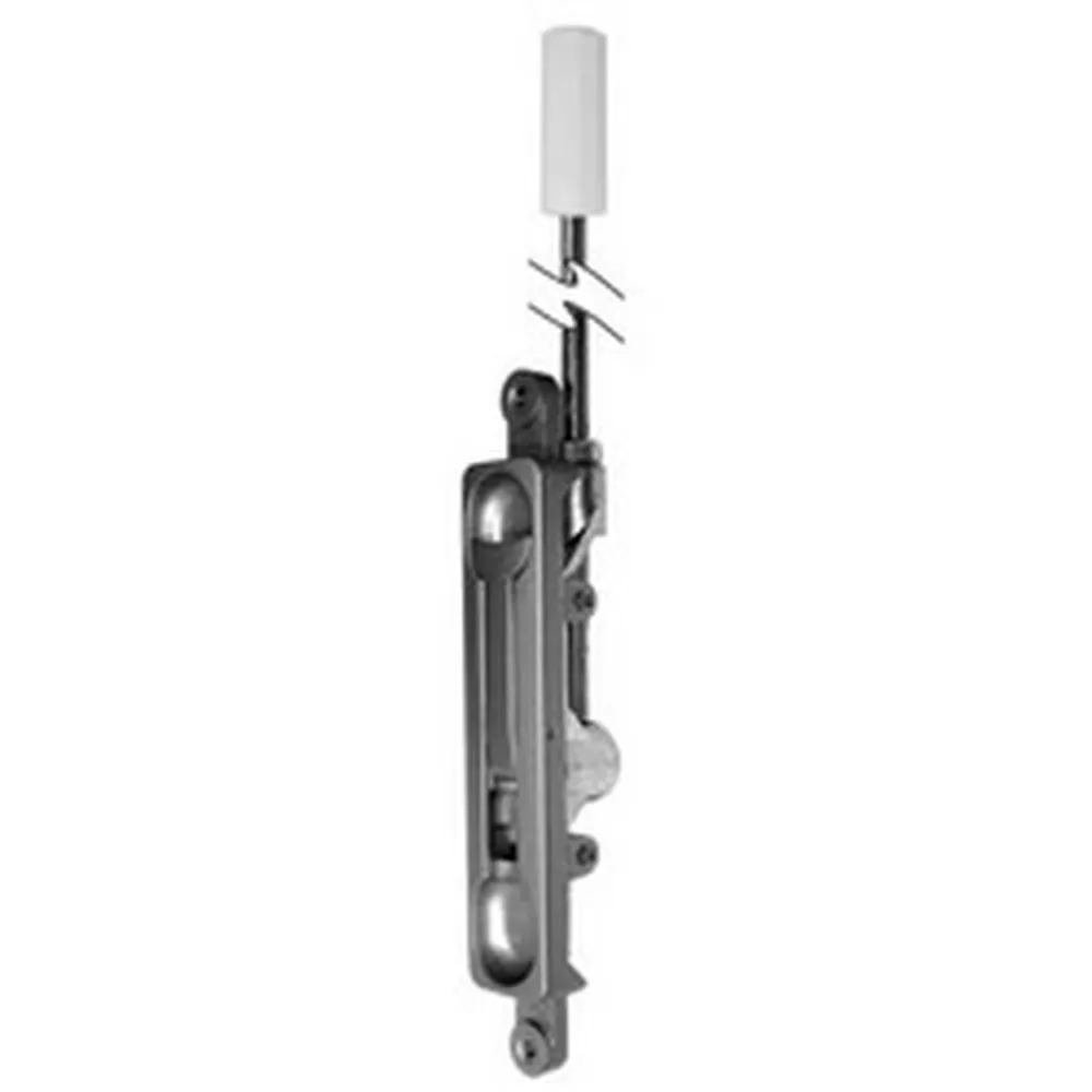 Buitendeur Storefront Flushbolt, 1/8" Offset, 7/8" Backset, Lichtmetaal, Guide