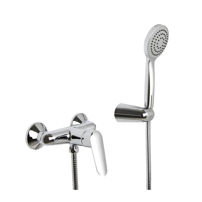 External shower mixer shower set dupex set FIMA Carlo Frattini Spot met nachtsluiting