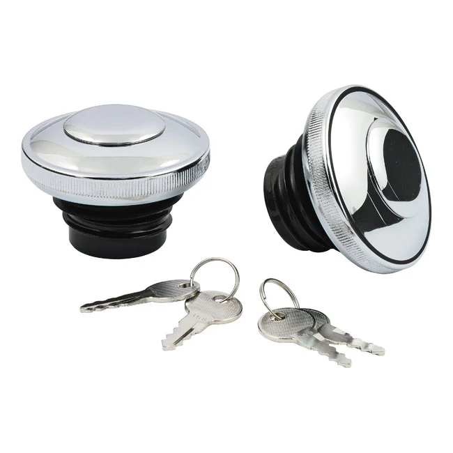 Gas Cap Set Lock, Metaalglans Harley-Davidson