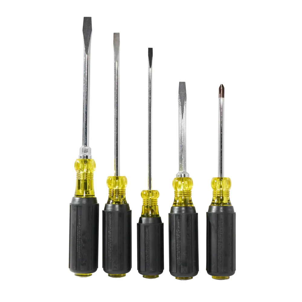 KLEIN TOOLS 5 PC. Slotted & Phillips Screwdriver Set