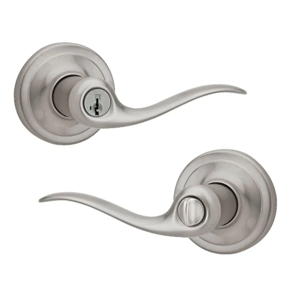 Kwikset Signatures Tustin Satin Nickel Smartkey Allround Keyed Entry Door Handle - Directe Montage