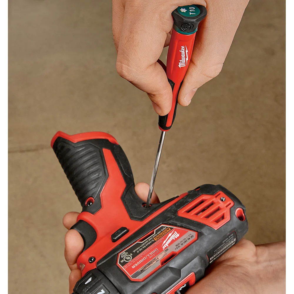 MILWAUKEE 6 PC. TORX® Precision Screwdriver Set w/ Case Heavy Duty | Commercieel gebruik